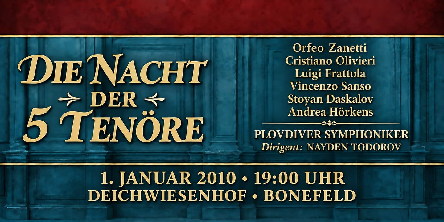 Event banner: Die Nacht der 5 Tenöre (01.01.2010)