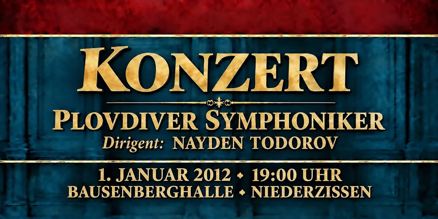 Event banner: Concert with Plovdiver Symphoniker (01.01.2012)