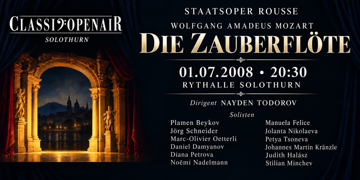 Event banner: The Magic Flute (01.07.2008)