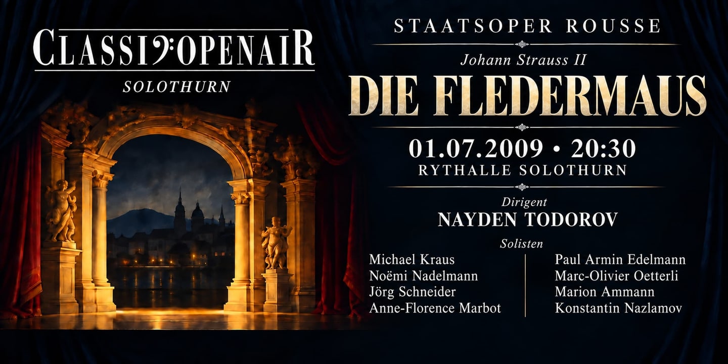 Event banner: Die Fledermaus (01.07.2009)