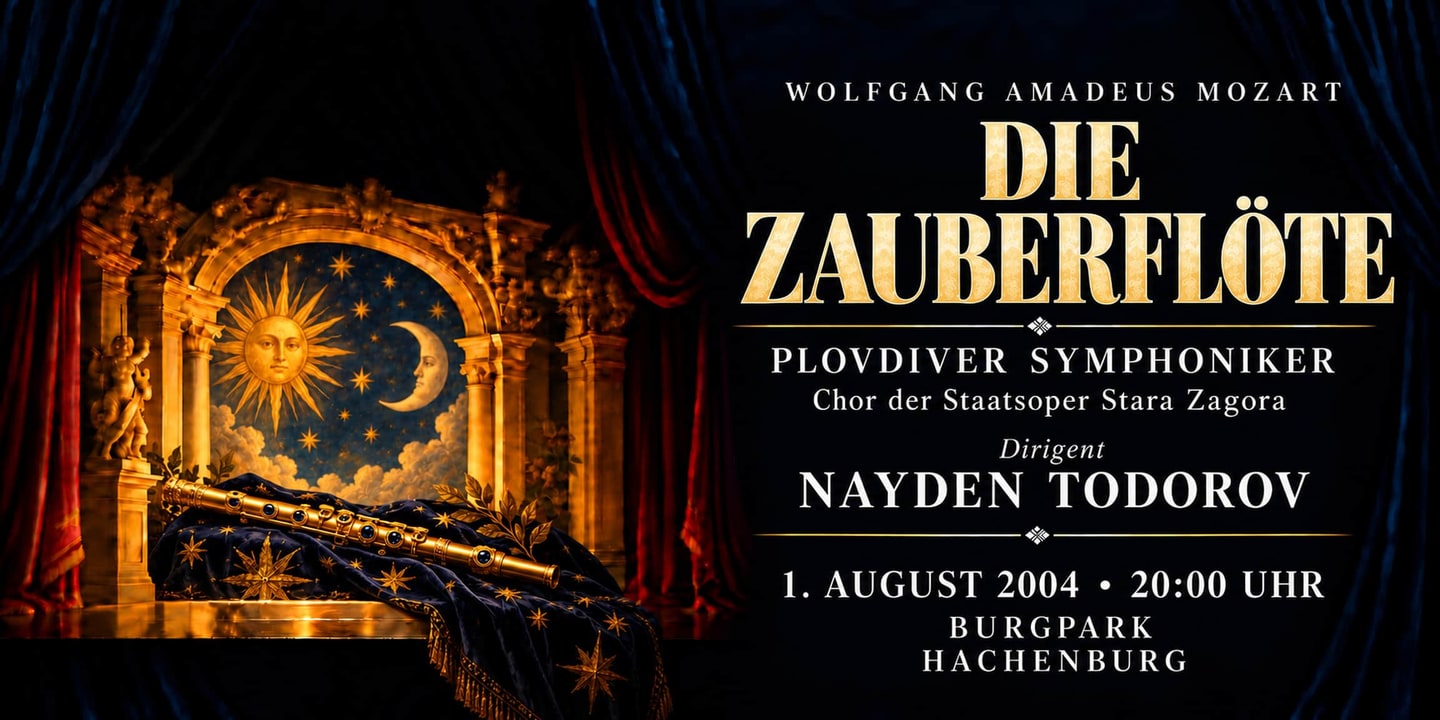 Event banner: Die Zauberflöte by Mozart (01.08.2004)