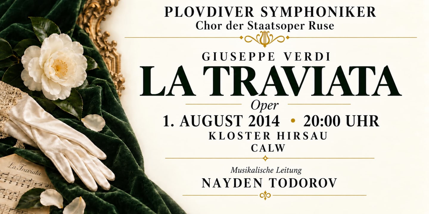 Event banner: La Traviata (01.08.2014)
