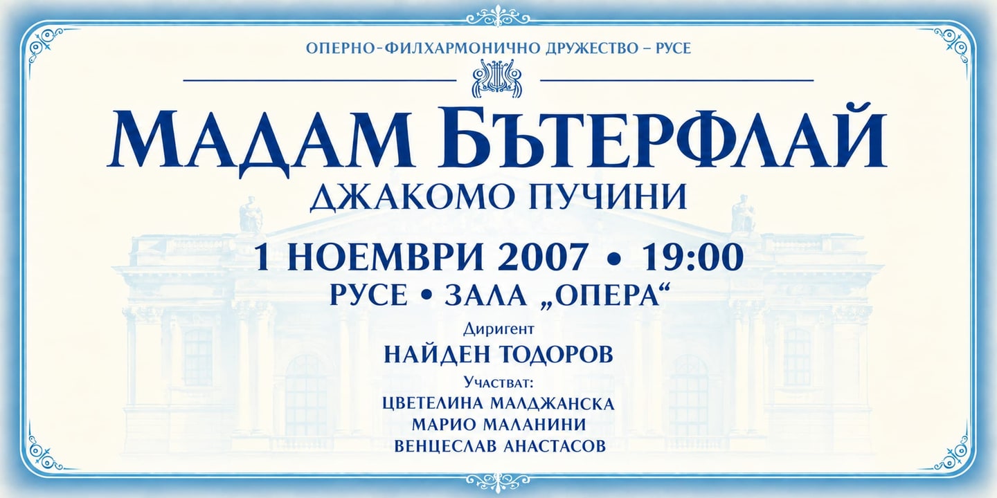 Event banner: Madama Butterfly (01.11.2007)