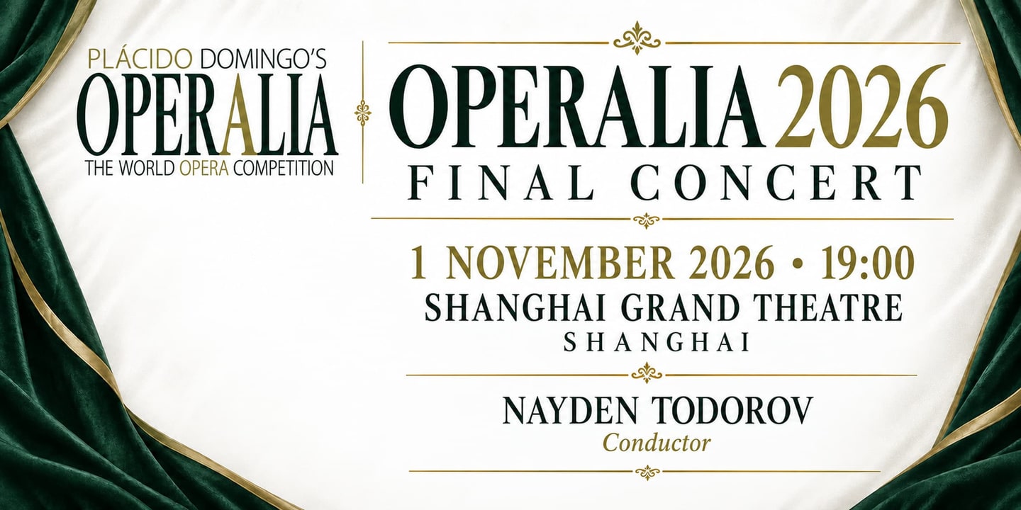 Event banner: Operalia 2026 – Final Concert (01.11.2026)