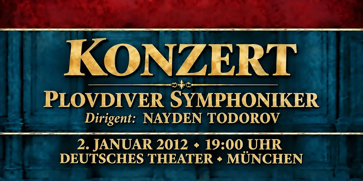 Event banner: Concert with Plovdiver Symphoniker (02.01.2012)