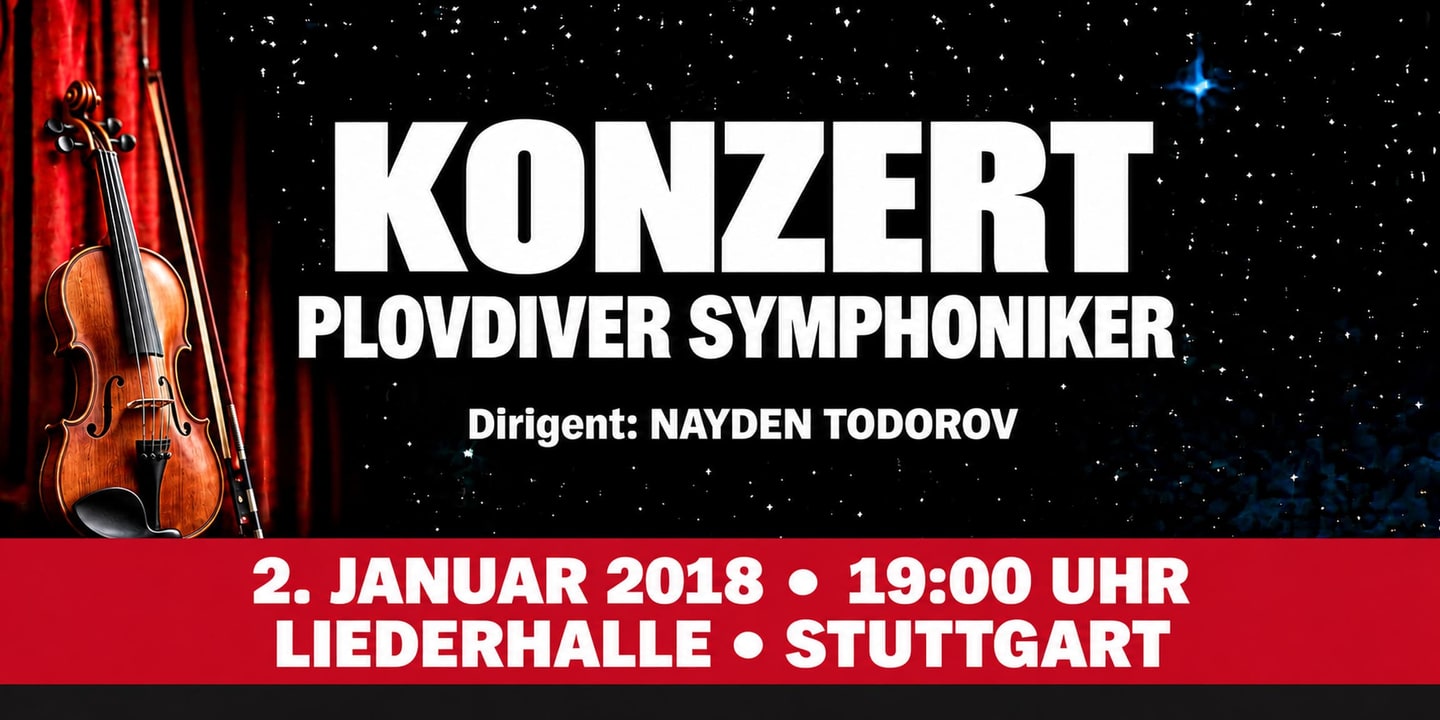 Event banner: Concert with Plovdiver Symphoniker (02.01.2018)