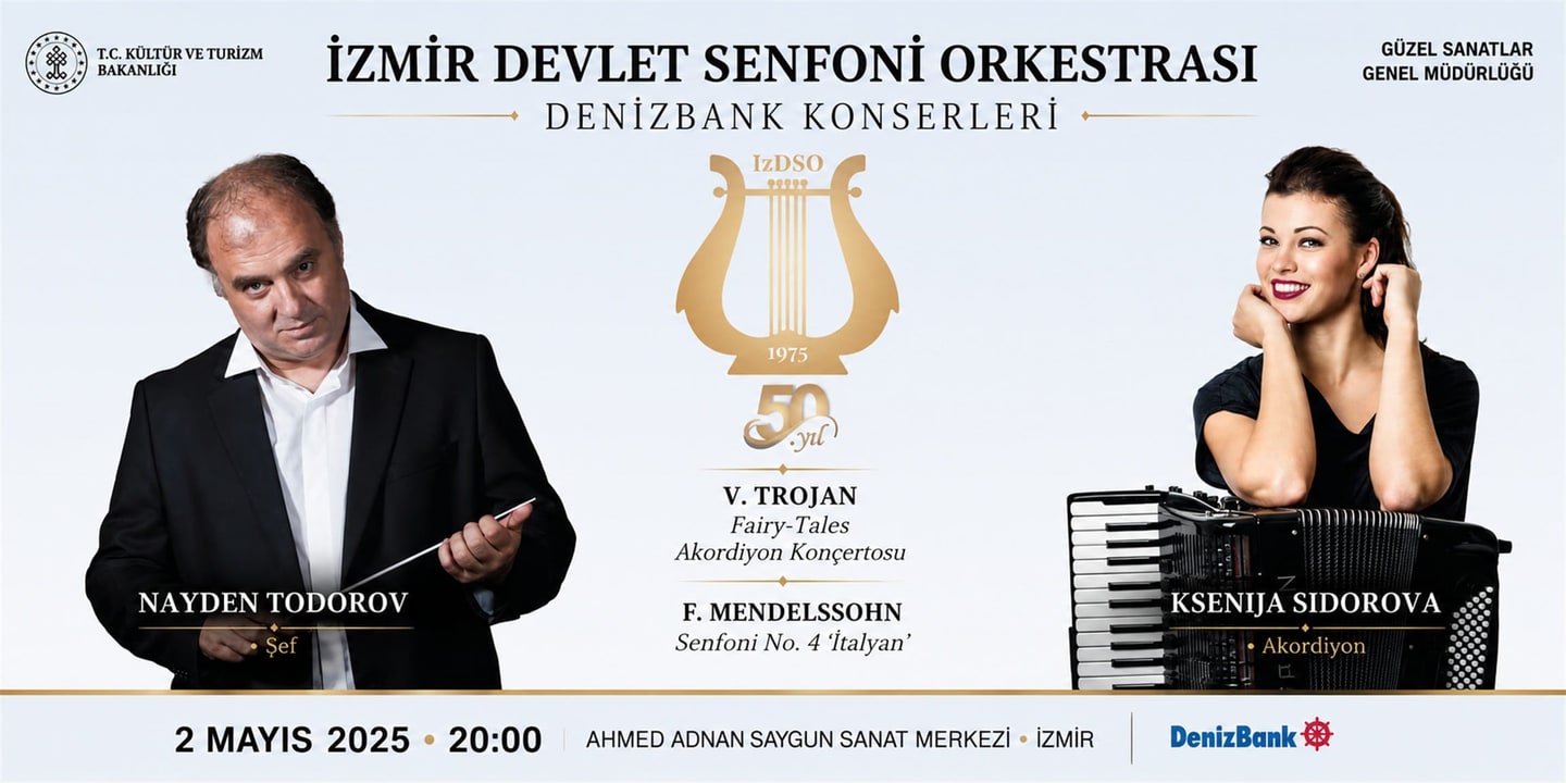 Event banner: Concert with Ksenija Sidorova (02.05.2025)