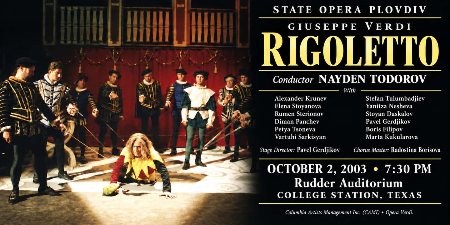 Event banner: Rigoletto (02.10.2003)