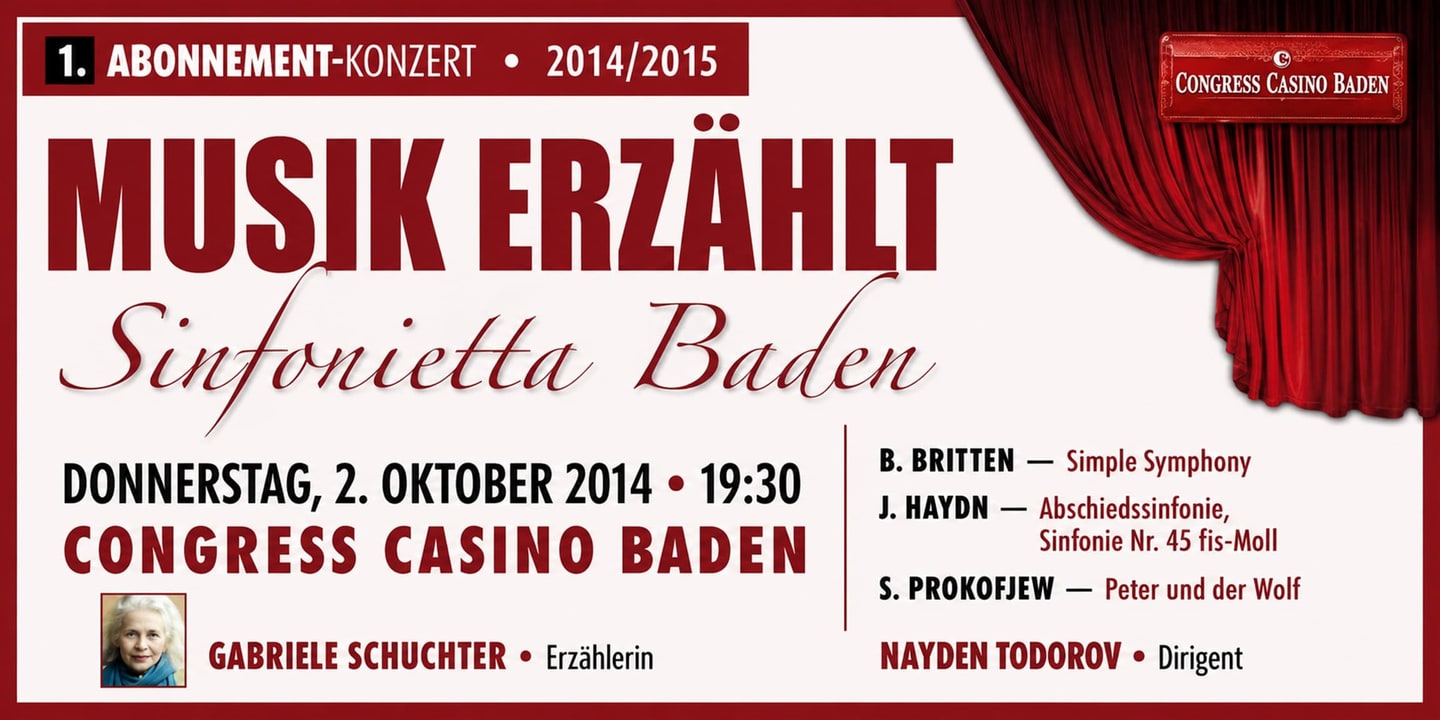 Event banner: PETER und der WOLF (02.10.2014)