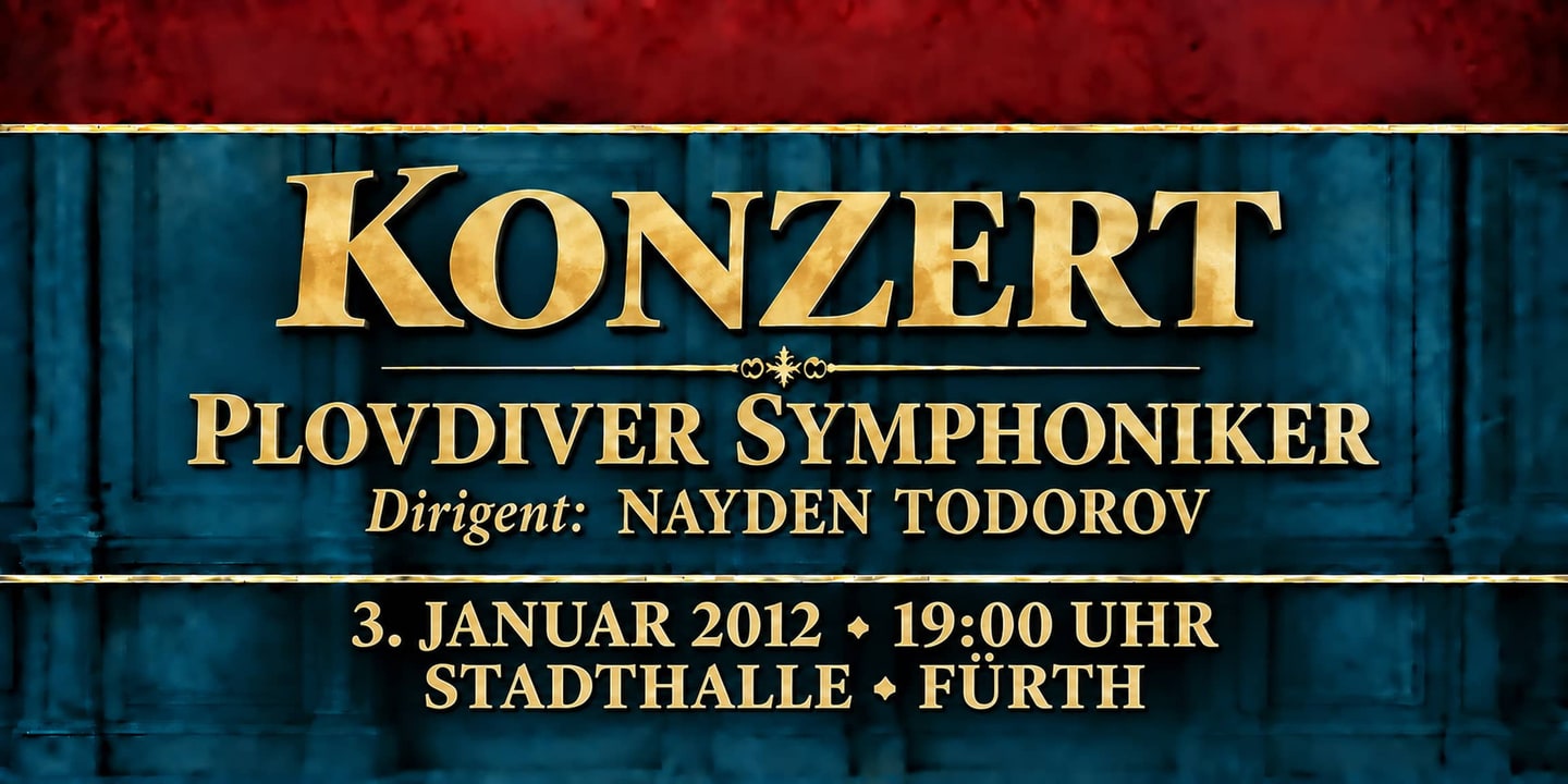 Event banner: Concert with Plovdiver Symphoniker (03.01.2012)