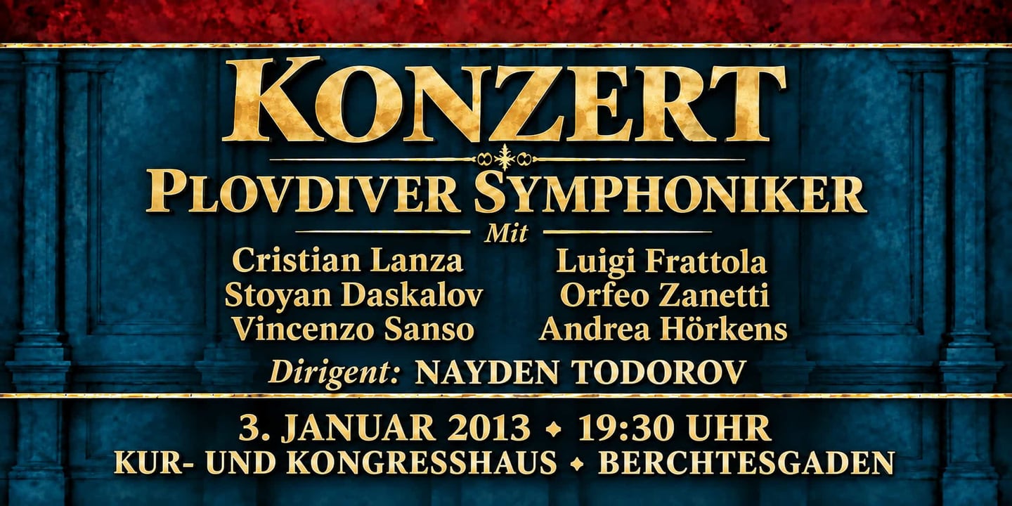 Event banner: Concert with Plovdiver Symphoniker (03.01.2013)