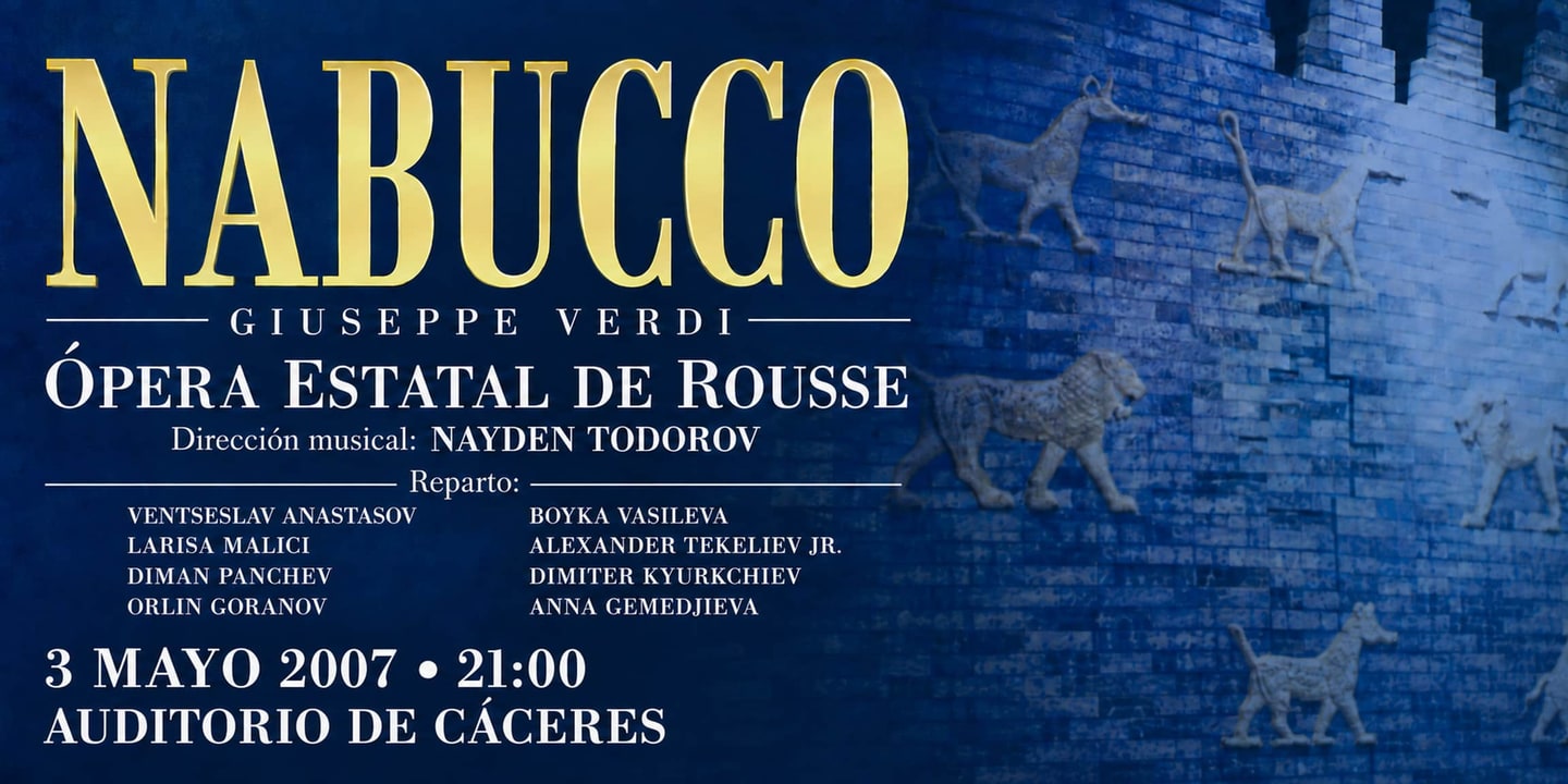 Event banner: Nabucco by Verdi (03.05.2007)