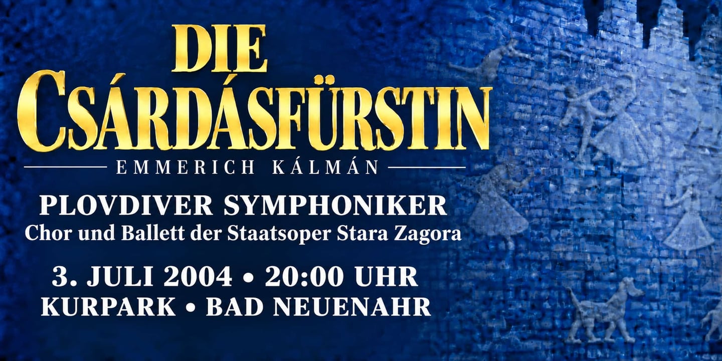 Event banner: Die Csárdásfürstin by Kálmán (03.07.2004)