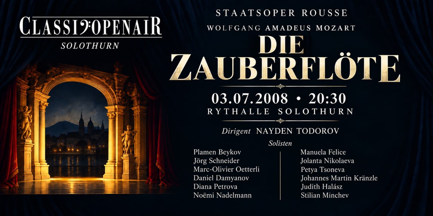 Event banner: The Magic Flute (03.07.2008)