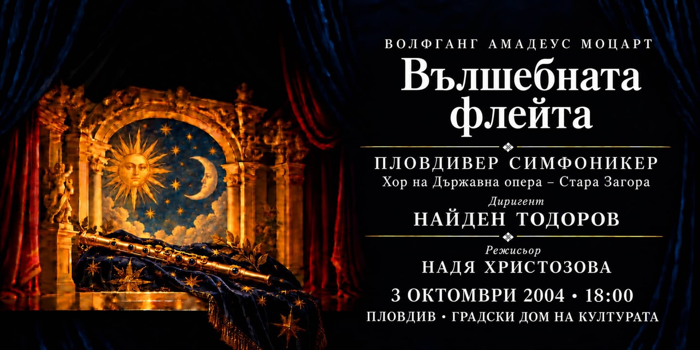Event banner: Die Zauberflöte (03.10.2004)