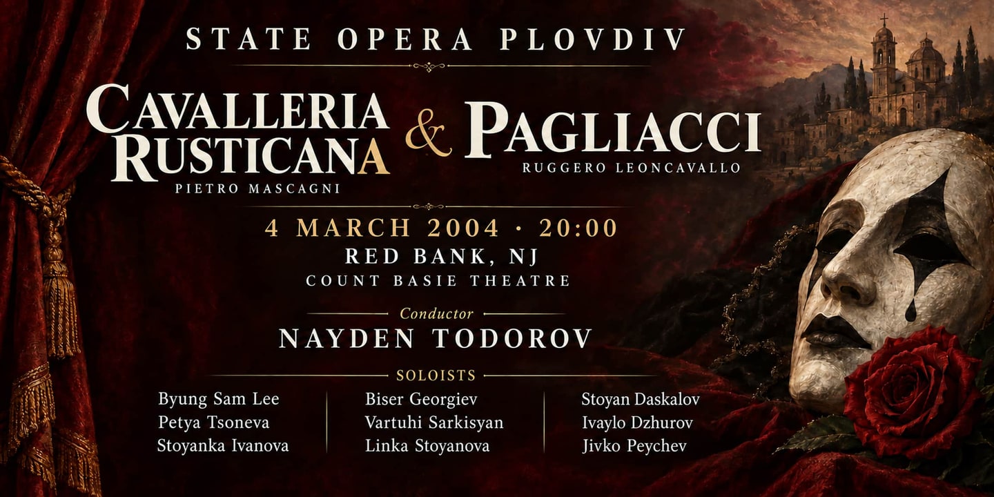Event banner: Concert with State Opera Plovdiv (04.03.2004)
