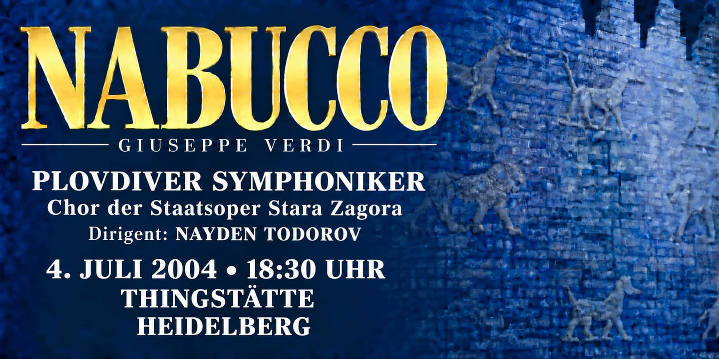 Event banner: Nabucco by Verdi (04.07.2004)