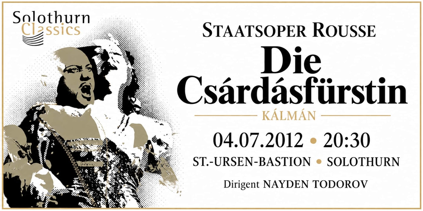 Event banner: Die Csárdásfürstin (04.07.2012)