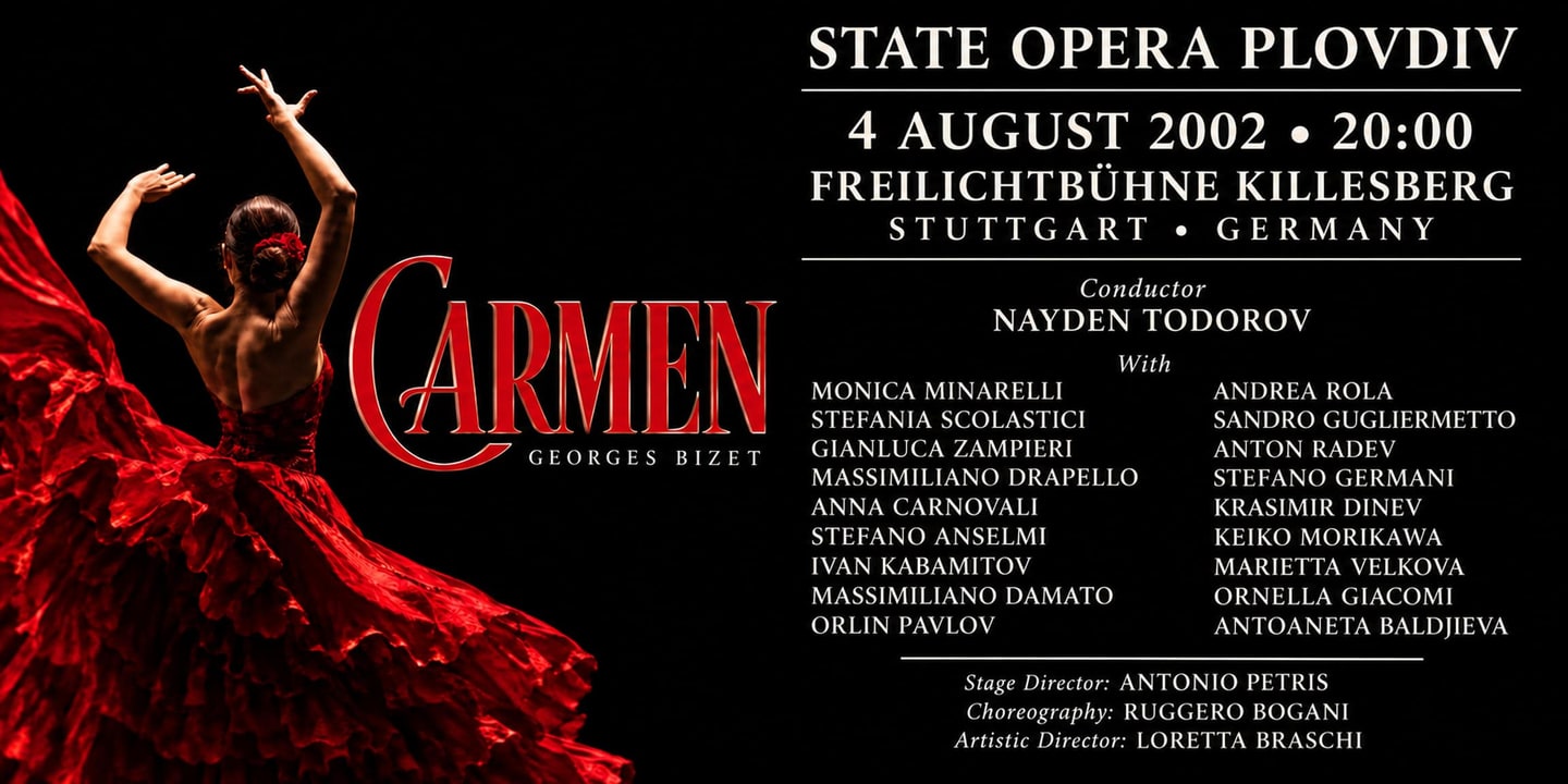 Event banner: Carmen (04.08.2002)