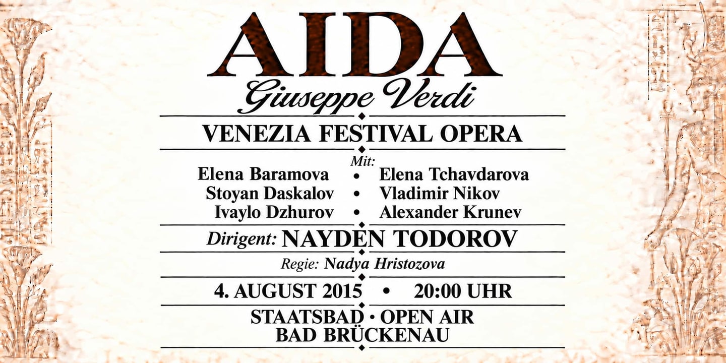 Event banner: Aida (04.08.2015)