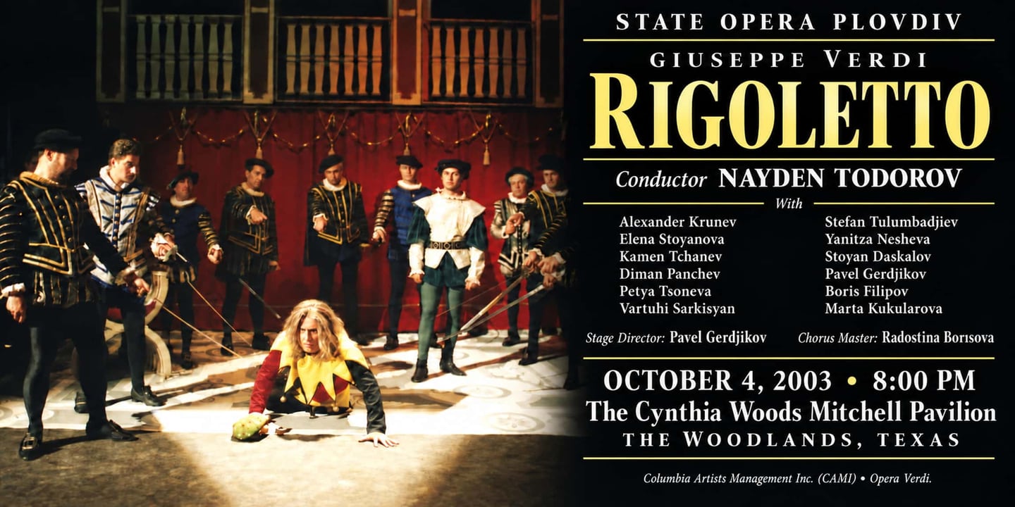 Event banner: Rigoletto (04.10.2003)