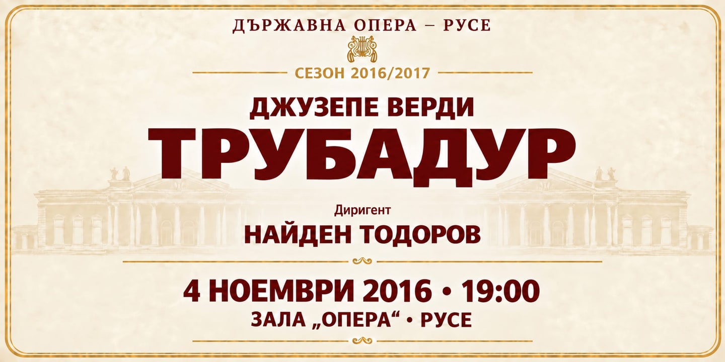 Event banner: Concert with State Opera Rousse (04.11.2016)