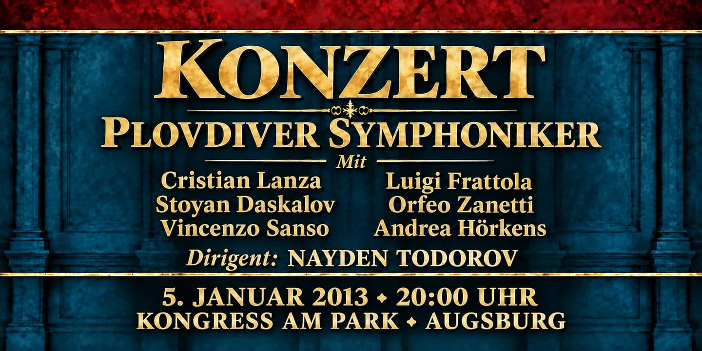 Event banner: Concert with Plovdiver Symphoniker (05.01.2013)