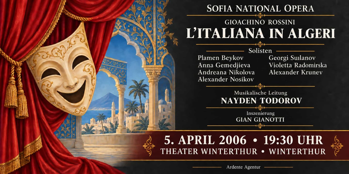 Event banner: L'italiana in Algeri (05.04.2006)