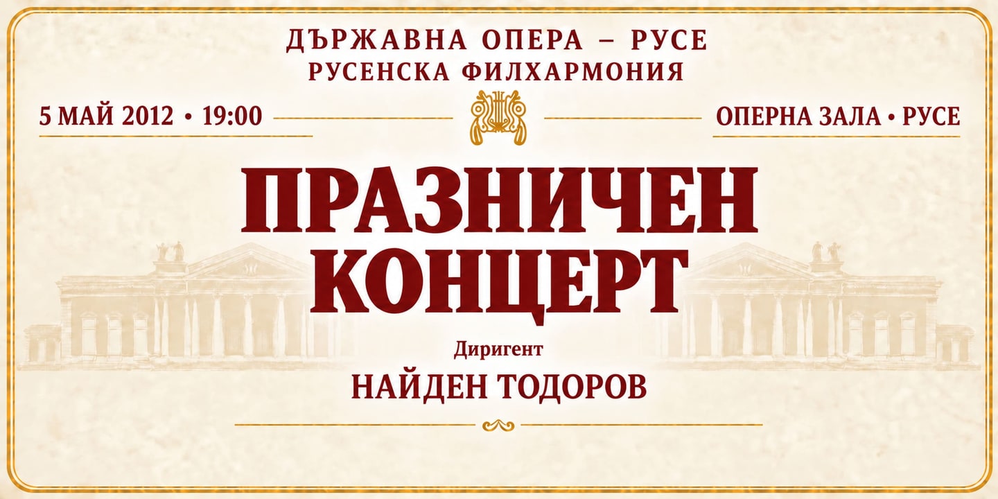 Event banner: Festive concert (05.05.2012)