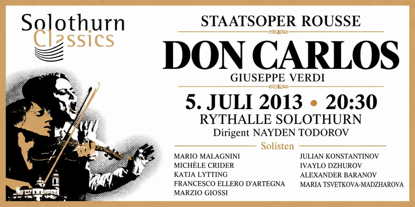 Event banner: Don Carlos (05.07.2013)