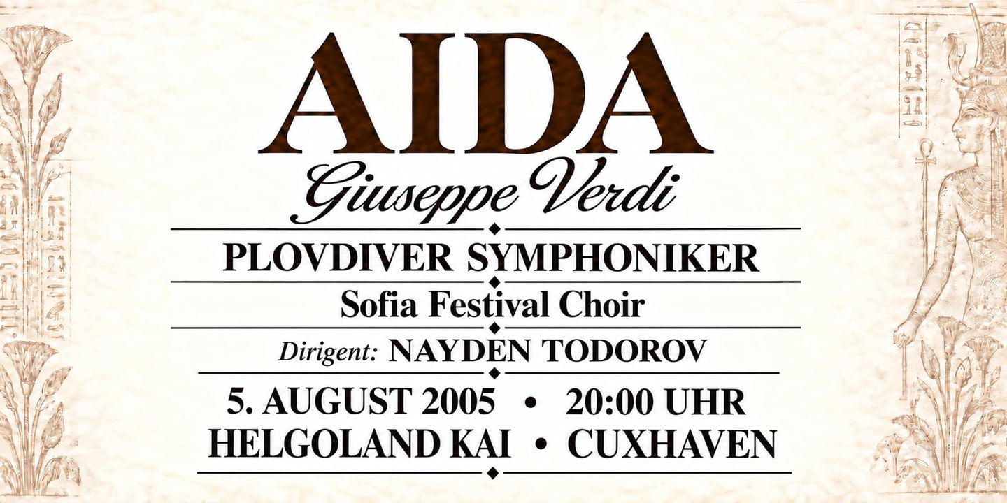 Event banner: Aida by Verdi (05.08.2005)