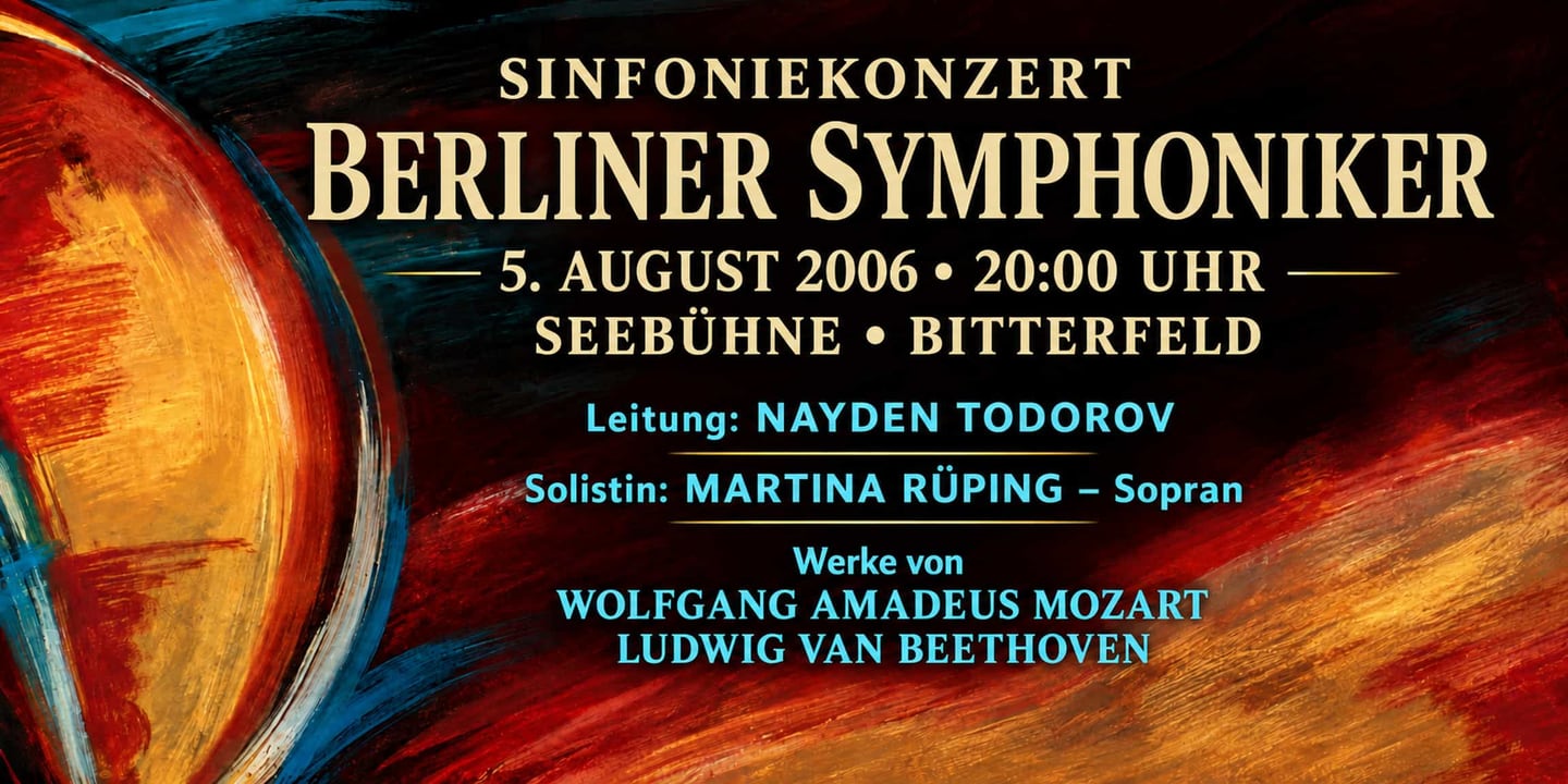 Event banner: Concert with Berliner Symphoniker (05.08.2006)