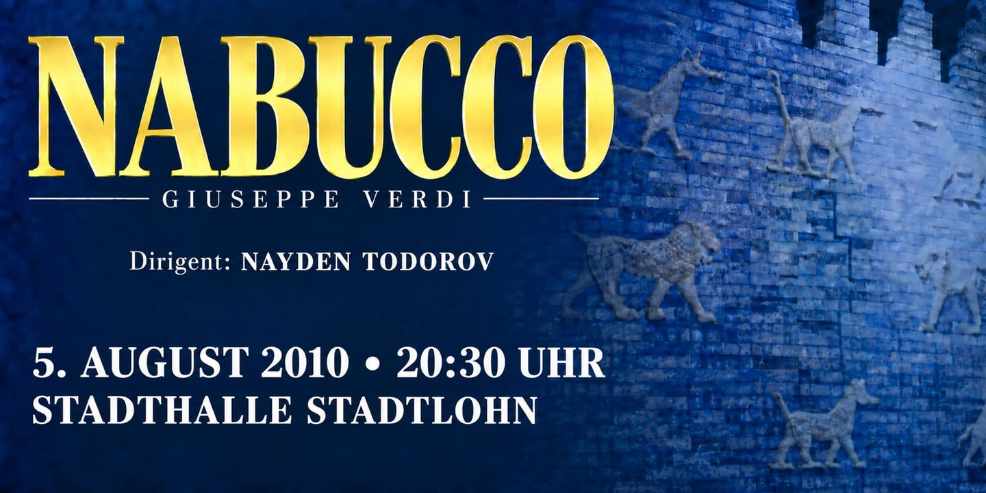Event banner: Nabucco by Verdi (05.08.2010)