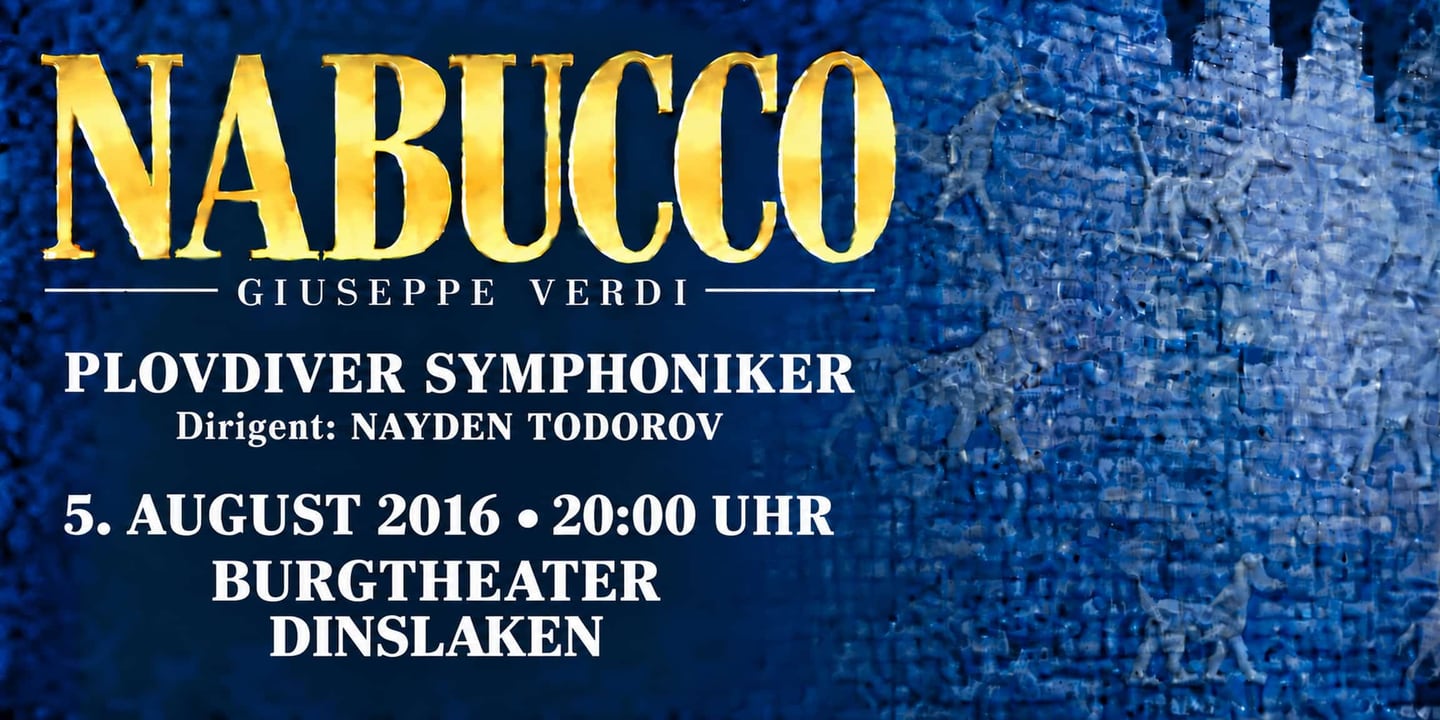 Event banner: Nabucco (05.08.2016)