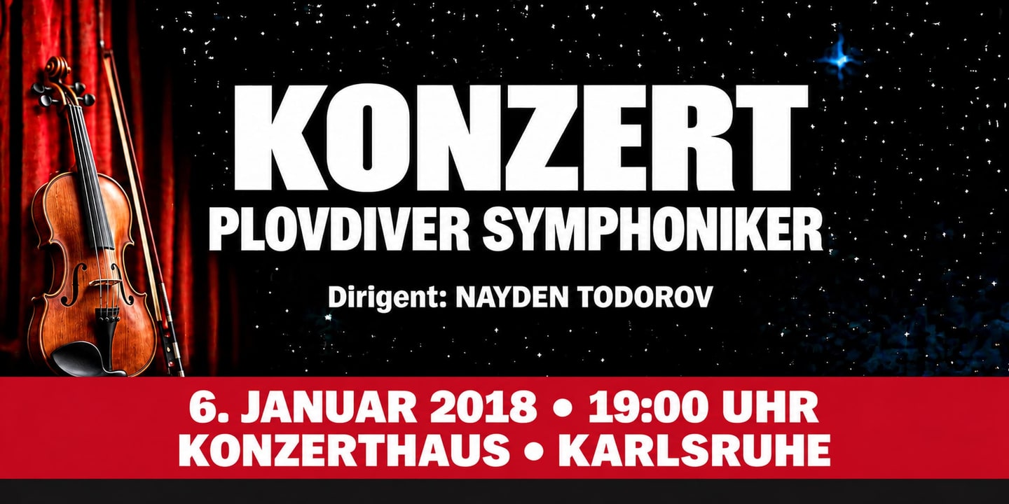 Event banner: Concert with Plovdiver Symphoniker (06.01.2018)