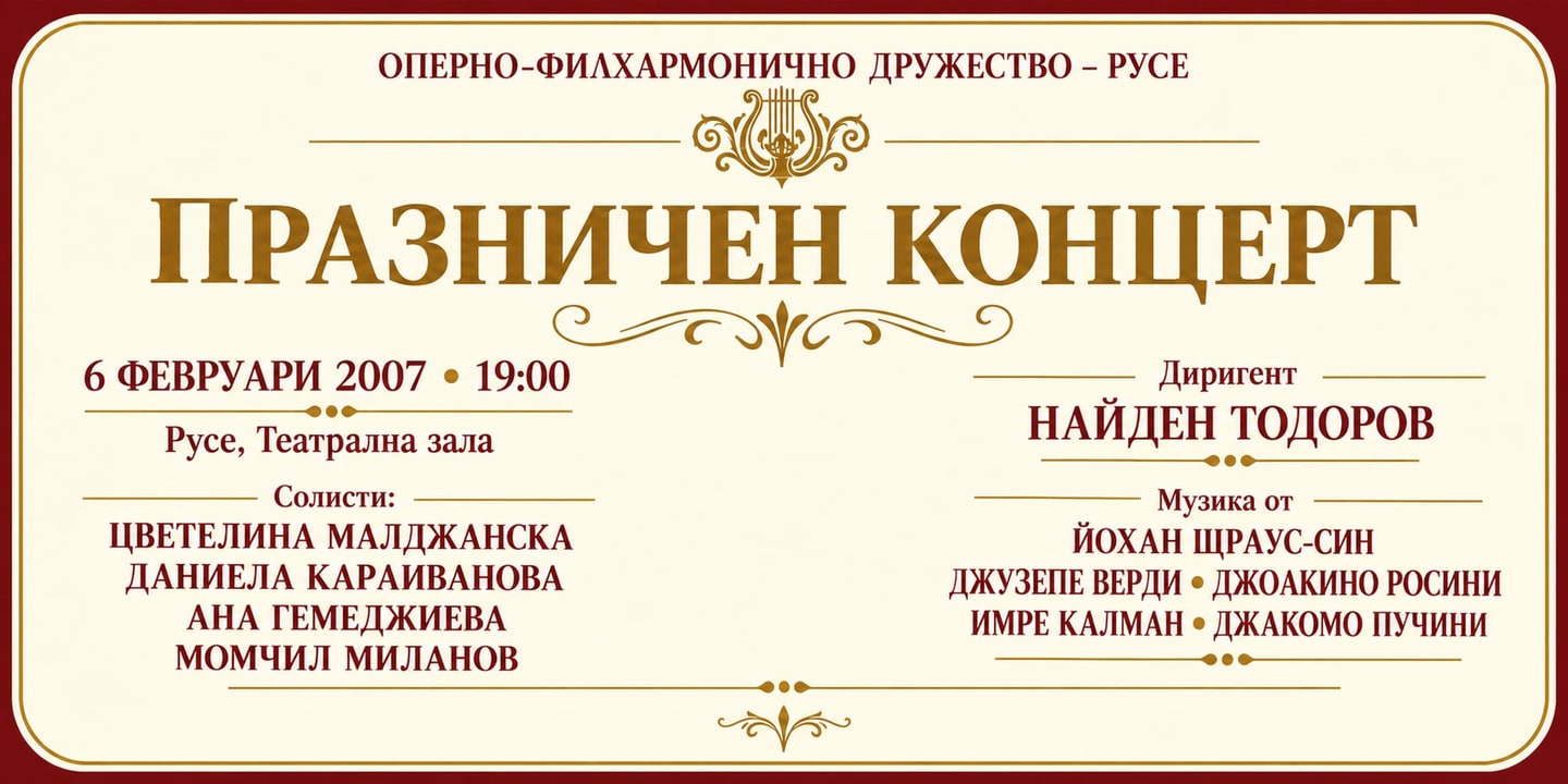 Event banner: Festive concert (06.02.2007)