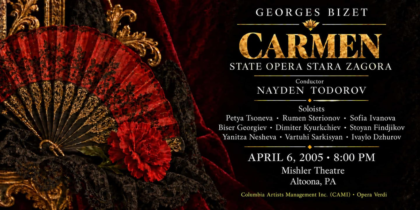 Event banner: Carmen by Bizet (06.04.2005)