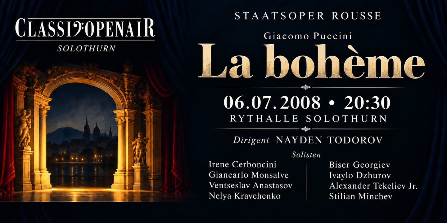 Event banner: La bohème (06.07.2008)