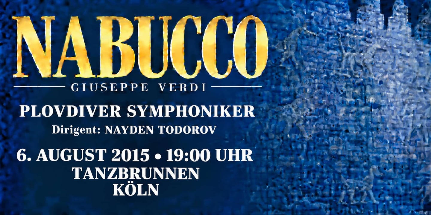 Event banner: Nabucco by Verdi (06.08.2015)