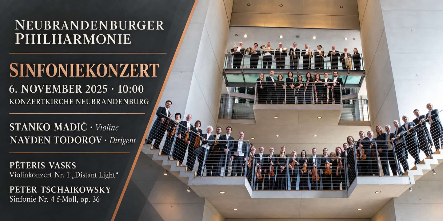 Event banner: Neubrandenburger Philharmonie (06.11.2025)