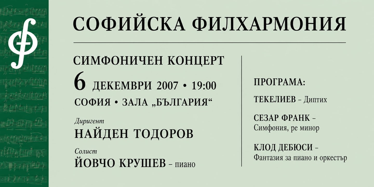 Event banner: Nayden Todorov & Yovcho Krushev (06.12.2007)
