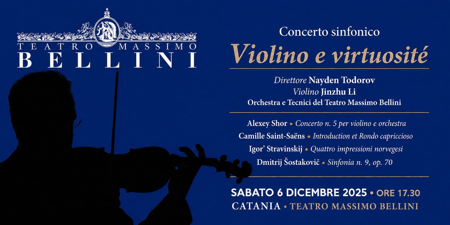 Event banner: Violino e virtuosité (06.12.2025)