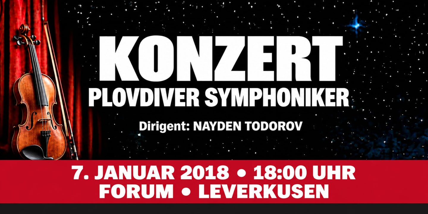 Event banner: Concert with Plovdiver Symphoniker (07.01.2018)