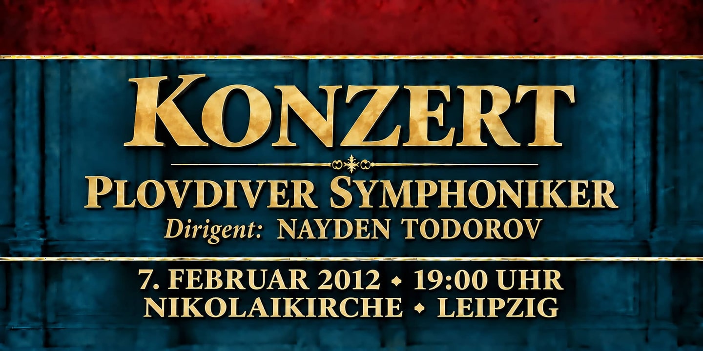 Event banner: Concert with Plovdiver Symphoniker (07.02.2012)