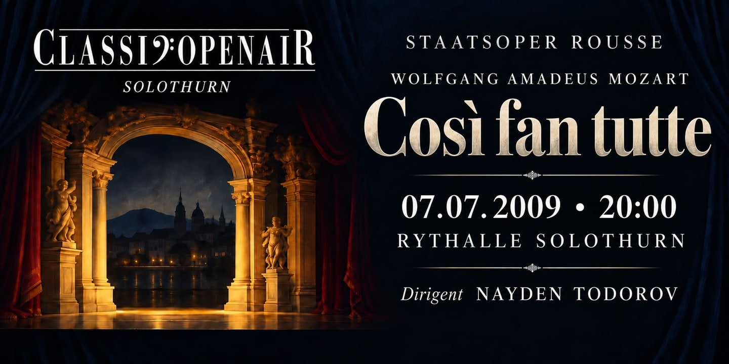 Event banner: Così fan tutte (07.07.2009)