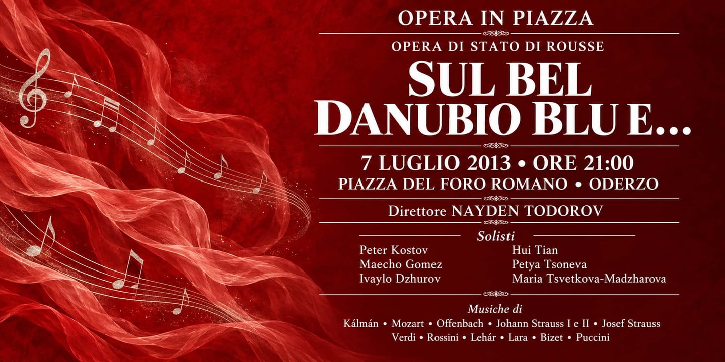 Event banner: Sul bel Danubio blu e… | Opera in Piazza (07.07.2013)
