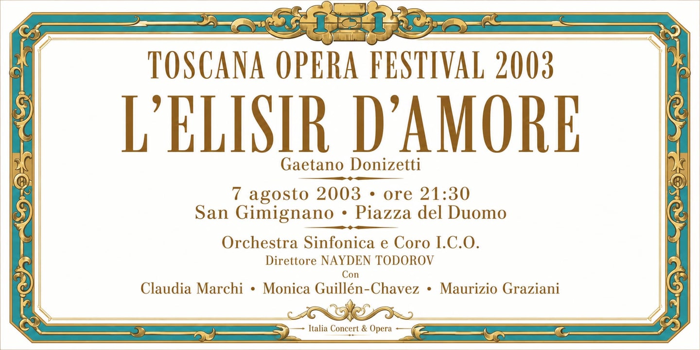 Event banner: Toscana Opera Festival 2003 (07.08.2003)