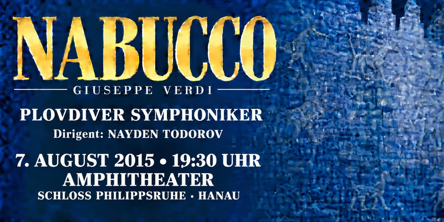 Event banner: Nabucco by Verdi (07.08.2015)