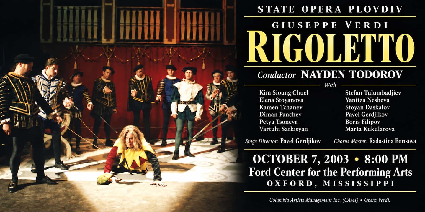 Event banner: Rigoletto (07.10.2003)