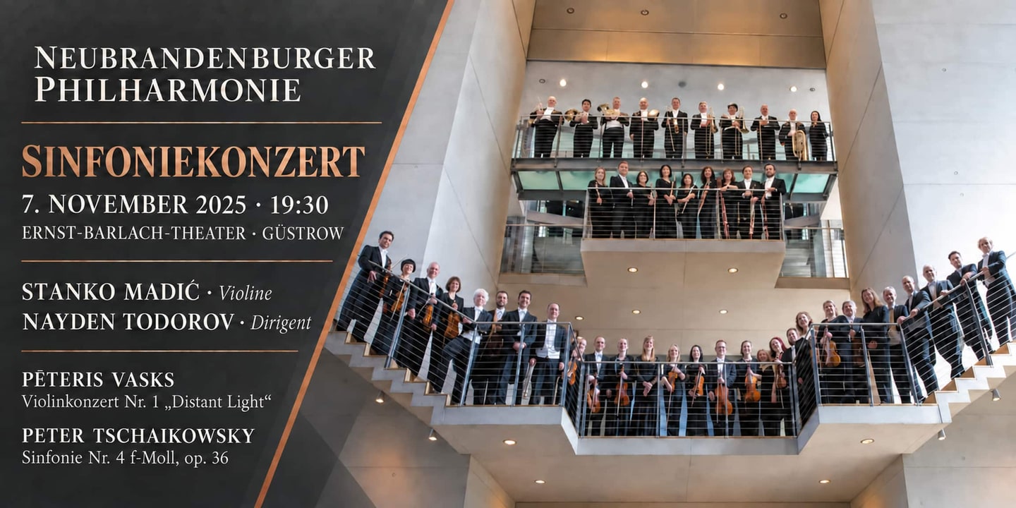 Event banner: Neubrandenburger Philharmonie (07.11.2025)